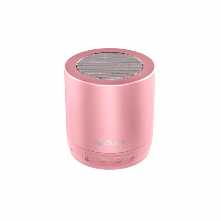 Enceinte aluminium Bluetooth Mini Rose