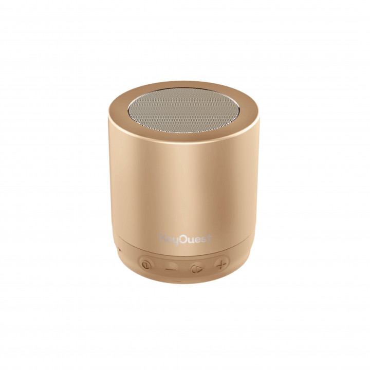 Enceinte aluminium Bluetooth Mini gold