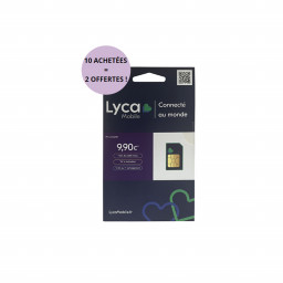Carte SIM Lycamobile