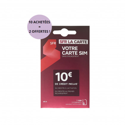 Carte SIM SFR