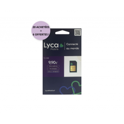 Carte SIM Lycamobile