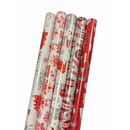 PAPIER CADEAUX NOEL NORDIC 200X70 BOX 60
