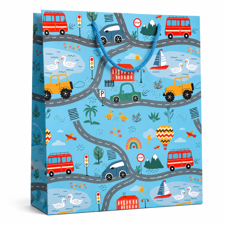 SAC CADEAU ENFANT TAILLE 6 (AE) 33 X 45 CM