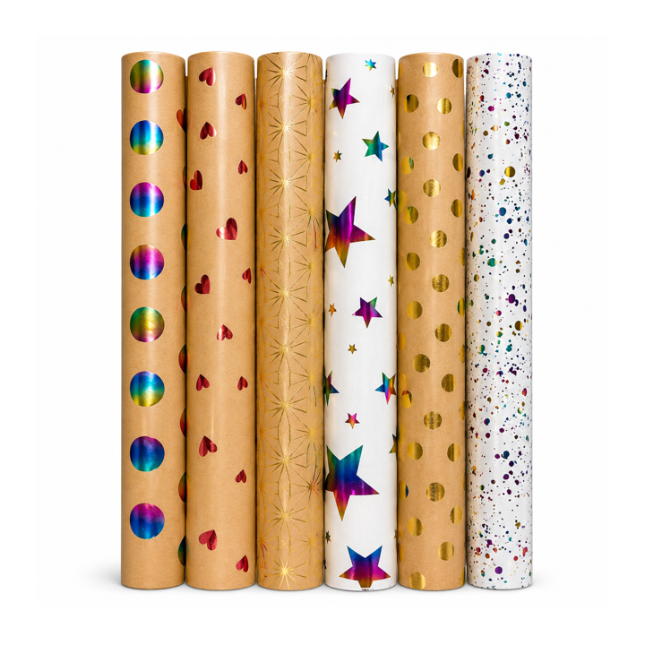 PAPIER KRAFT METAL MOTIF PERMANENT BOX36