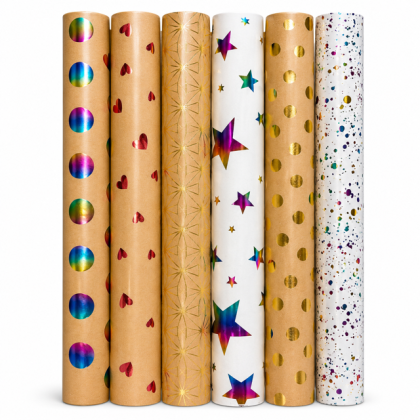 PAPIER KRAFT METAL MOTIF PERMANENT BOX36