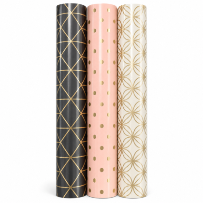 Boîte de 60 rouleaux de papier cadeau Luxe