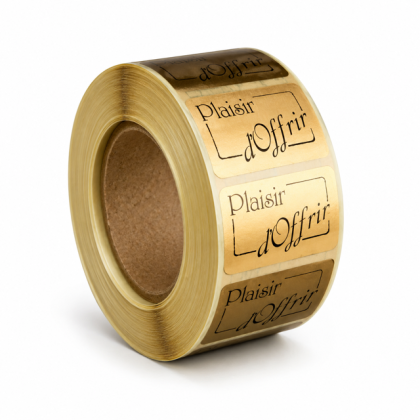 1000 étiquettes Plaisir d'Offrir OR