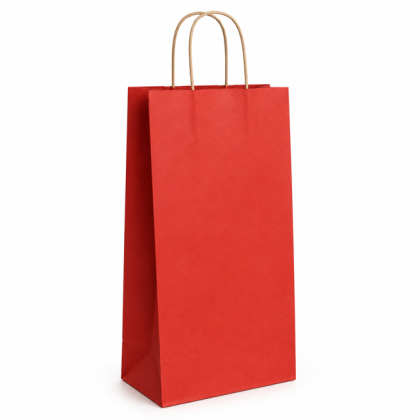 Lot de 50 sacs cadeau bouteille rouge