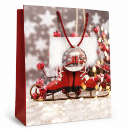 Grand sac cadeau Noël avec anses
