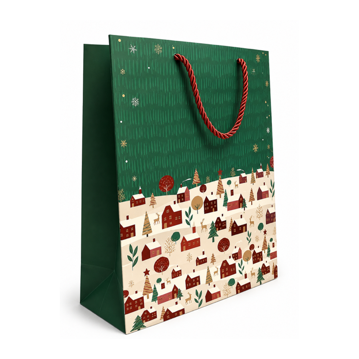 Sac cadeau Noël avec anses