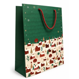 Sac cadeau Noël avec anses