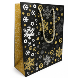Sac cadeau Noël medium avec anses