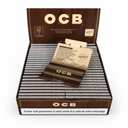 50 Cahiers de Papier à rouler OCB Virgin Paper Edition Limitée