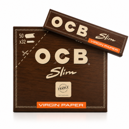 50 Cahiers de Papier à rouler OCB Virgin Paper Slim