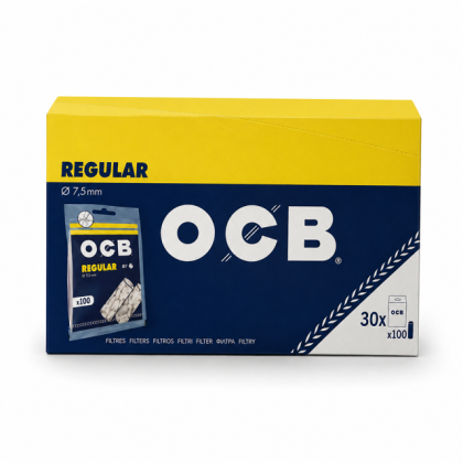 30 sachets de 100 filtres Regular OCB