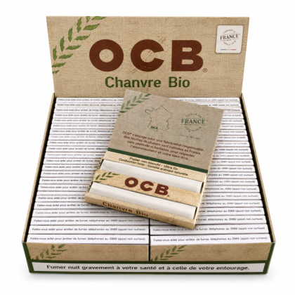 50 Cahiers de Papier à rouler OCB Chanvre BIO