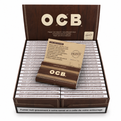 50 Cahiers de Papier à rouler OCB Virgin Paper