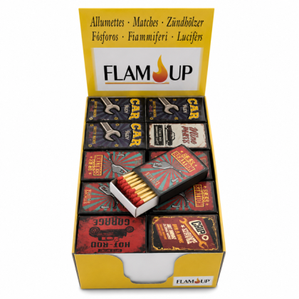 50 boîtes de Petites allumettes Flam'Up
