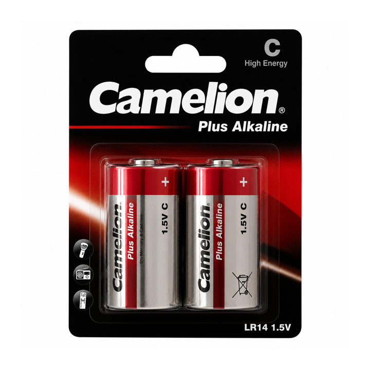 Piles Alcaline Camelion LR14 2 pièces