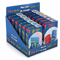 Prés de 12 mini jeux de voyage prix à l'unité 2.38€