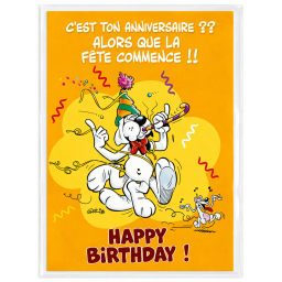 Lot de 6 cartes Anniversaire Humour