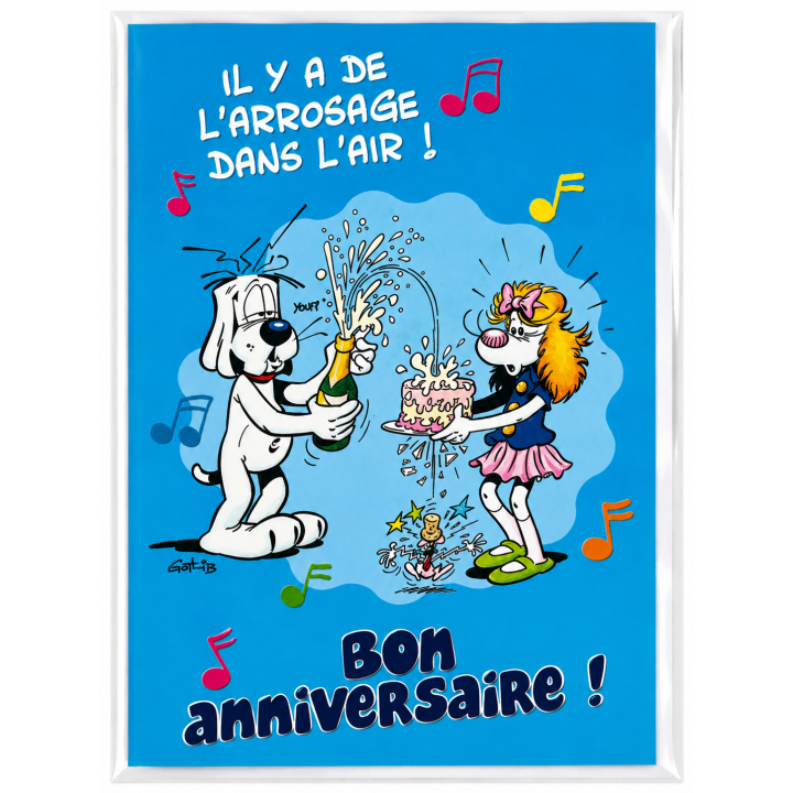Lot de 6 cartes Anniversaire Humour