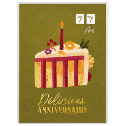 Lot de 6 cartes Bon Anniversaire pour femme