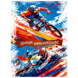 Lot de 6 cartes d'anniversaire pour ado