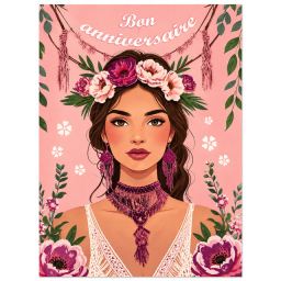 Lot de 6 cartes happy birthday pour ado