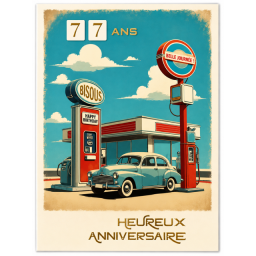 Lot de 6 cartes à roulette Bon Anniversaire pour homme