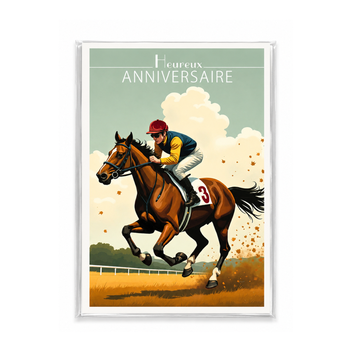 Lot de 6 Cartes d'anniversaire pour homme