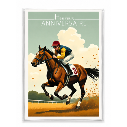Lot de 6 Cartes d'anniversaire pour homme