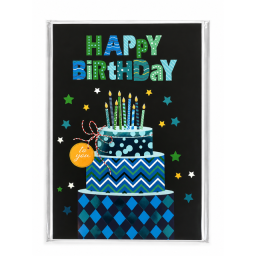 Lot de 6 Cartes d'anniversaire pour homme