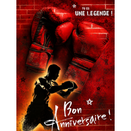 Lot de 6 Cartes d'anniversaire pour homme
