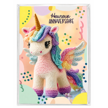 Lot de 6 cartes Joyeux Anniversaire pour enfant