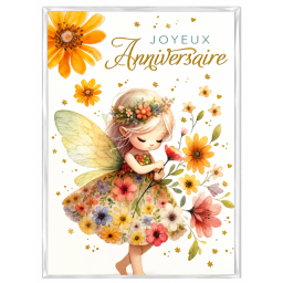 Lot de 6 cartes Bon Anniversaire pour enfant