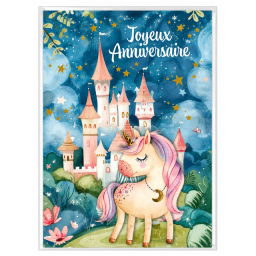 Lot de 6 cartes Bon Anniversaire pour enfant
