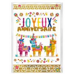 Lot de 6 cartes Bon Anniversaire pour enfant