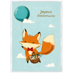 Lot de 6 cartes Bon Anniversaire pour enfant