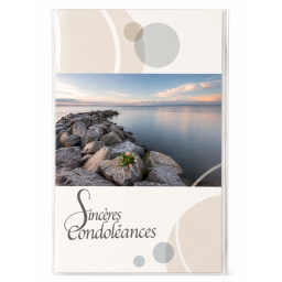 Lot de 6 Cartes de condoléances