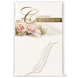 Lot de 6 Cartes de condoléances