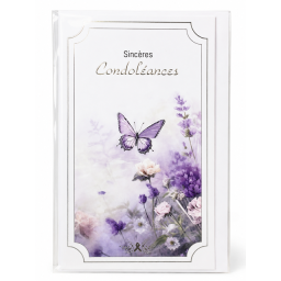 Lot de 6 Cartes de condoléances