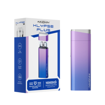 E cig. Klypse PLUS Violet indigo (violet/bleu)